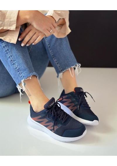 Moda Ayakkabı 03 M-rıch Bayan Spor Ayakkabı Lacivert