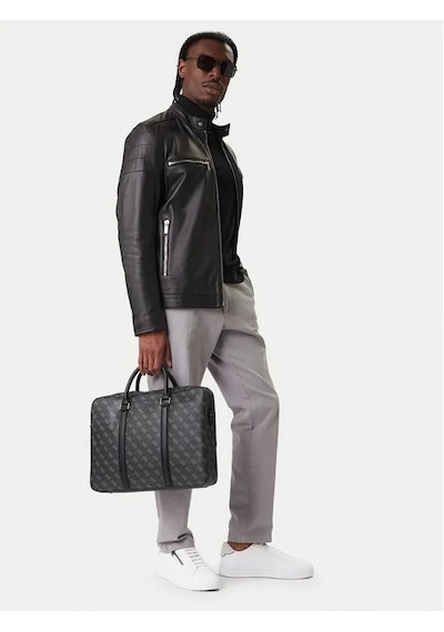 Guess Milano Unisex Laptop Ve Evrak Çantası Hmmılop6169 Siyah