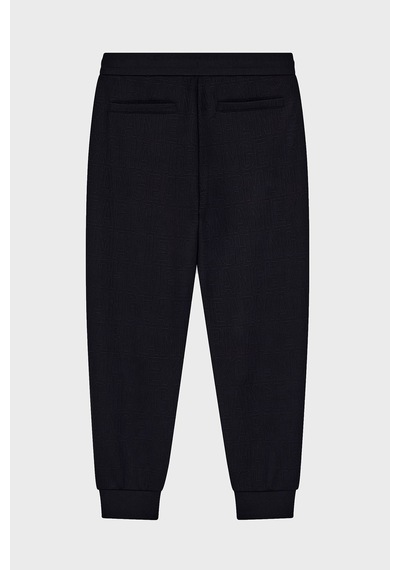 Armani Exchange Jakarlı Jarse Kumaştan Regular Fit Lastikli Paça Pantolon Erkek Pantolon Xm002907 Af21862 Uc001 Siyah