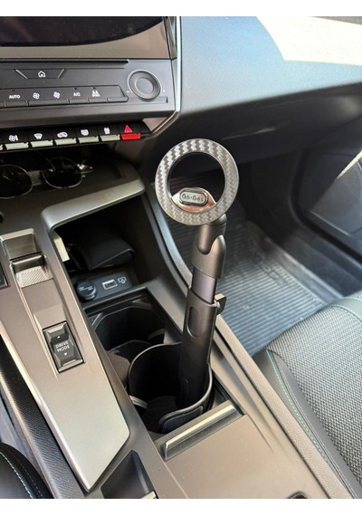 Peugeot 408 İçin Uyumlu Orta Konsol Bardaklık Telefon Tutucu Ayarlanabilir Siyah