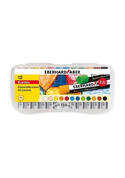 Eberhardfaber 12 Renk Pastel Boya Plastik Kutu Ef-522013