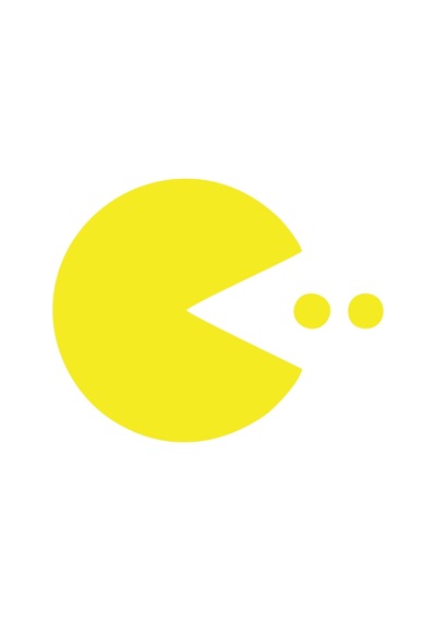 Pacman Araba 17x17 Cm Sarı