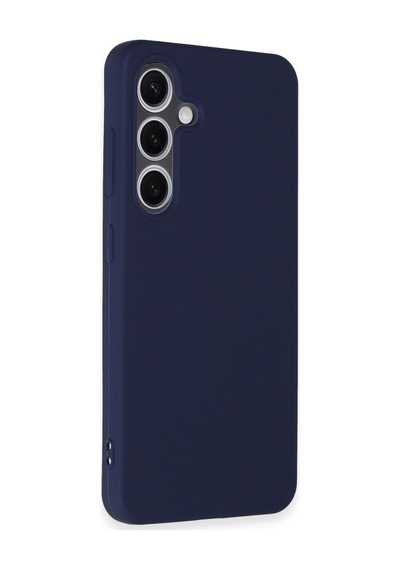 Samsung Galaxy Uyumlu - S24 Kılıf First Silikon - Lacivert