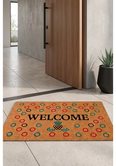 Villadia Home Textile Kapı Önü Paspası Kaymaz Taban Dekoratif Paspas Ev Giriş Antre İç Ve Dış Mekan Paspası 45x70 Cm 3ypycoco