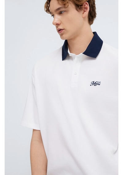 Mavi M0613330-620 Erkek Polo Yaka T-shirt Erkek Tişort Beyaz