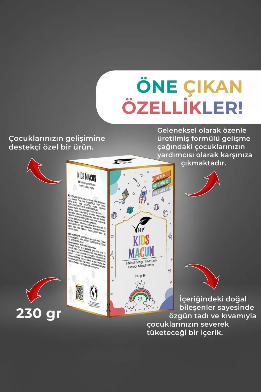 Vhp Kids Macun 230 Gr.