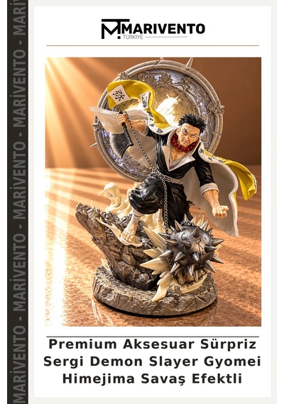 Premium Aksesuar Sürpriz Sergi Demon Slayer Gyomei Himejima Savaş Efektli