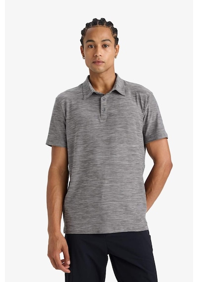 DeFactoFit Esnek Kumaş Standart Fit Polo Yaka Sporcu Kısa Kollu Tişört D9241AX25SPGR388