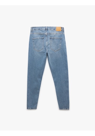 Koton Pamuklu Normal Bel Tapered Fit Jean Pantolon - Joe Jean Orta İndigo 6wam40022ıd İndigo Koton Pamuklu Normal Bel Tapered Fit Jean Pantolon - Joe Jean Orta İndigo 6wam40022ıd İndigo