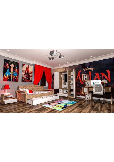 Puzzle Genç Odası Takımı Mdf Beyaz Puzzle Genç Odası Takımı Mdf Beyaz