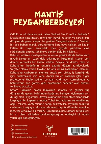 Mantis : Peygamberdevesi - Kotaro Isaka - Theseus Yayınevi