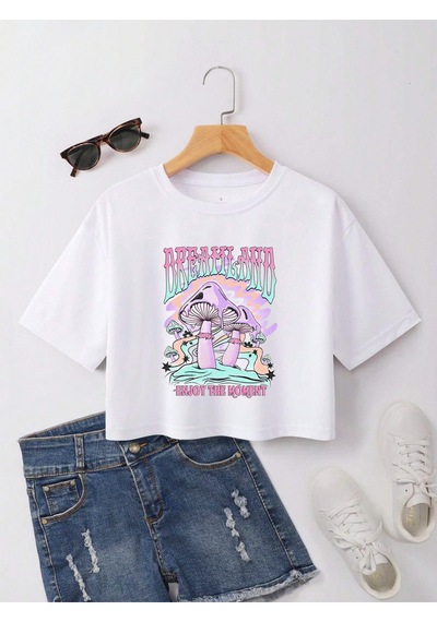 Noıssey Urban Pop Graphic Kadın Tişört Koleksiyonukod 5244 Beyaz