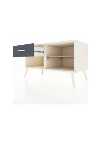 Hyperion Şifonyer Tek Raflı Tek Çekmeceli 88x44x48 Aytaşı-çam/antrasit Çam/antrasit