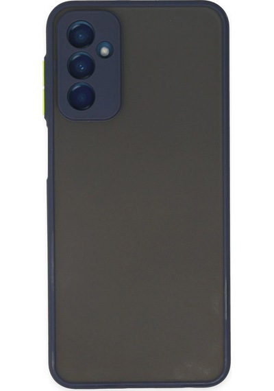 Cosmotex Newface Samsung Galaxy M13 Kılıf Montreal Silikon Kapak - Lacivert