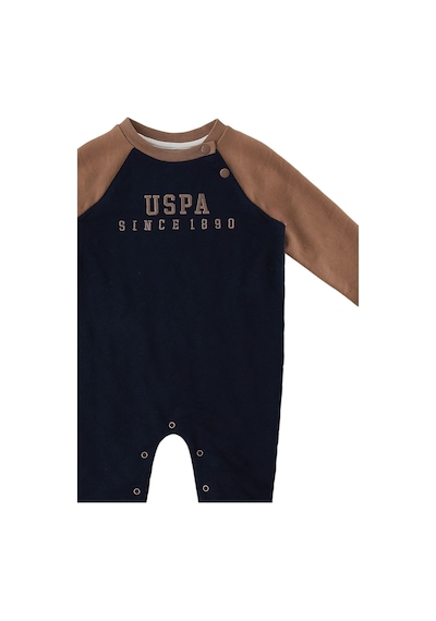 U.S. Polo Assn. Çırçıt Detay Lacivert Bebek Tulum Lacivert