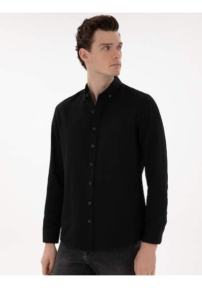 Pierre Cardin Erkek Siyah Gömlek Desenli 50304764-vr046 Siyah Pierre Cardin Erkek Siyah Gömlek Desenli 50304764-vr046 Siyah