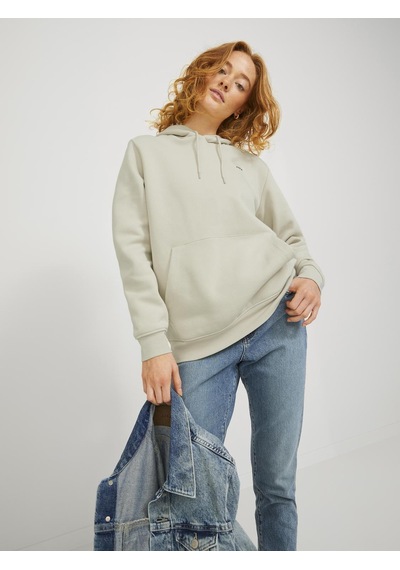 Jack & Jones Kadin Gögüs Minimal Baskili Sweatshirt - Abbie - 12223961 Moonbeam