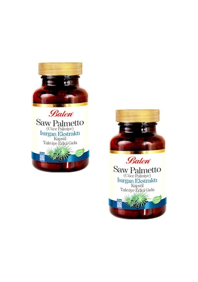 Balen Saw Palmetto Cüce Palmiye Isırgan Ekstrakti 60 Kapsül 2 Adet