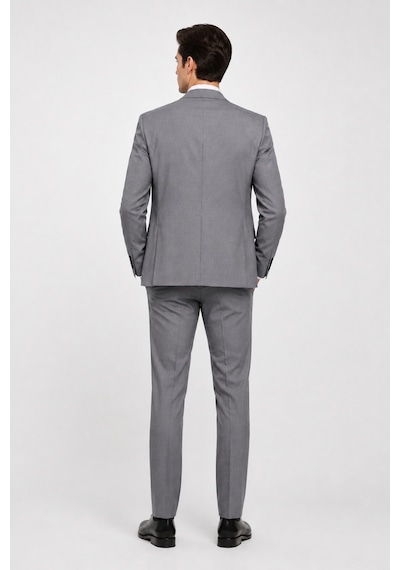 Bihan Store Erkek 6 Drop Slim Fit Yelekli Takım Elbise Ceket Pantolon Ve Yelek 63120 48