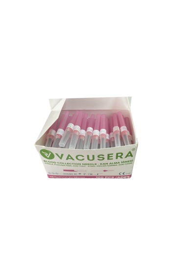 Vacusera Vacutainer Pembe Uç 18g 1.2x38mm 100 Adet