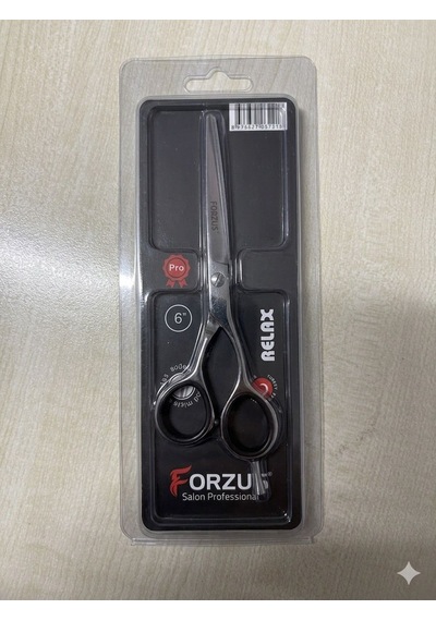 Forzus Profesyonel 6 İnç Saç Kesim Makası Gümüş