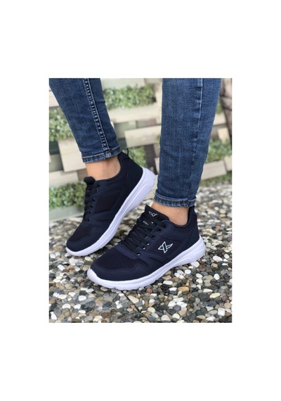 Xstep Unisex Lacivert Spor Ayakkabı Lacivert Beyaz