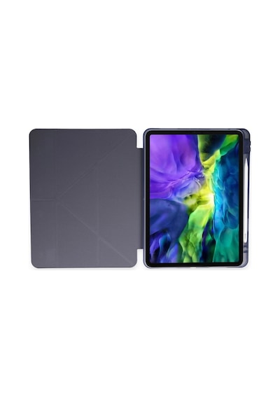Newface - 381 - İpad 10.2 8.nesil Kılıf Kalemlikli Mars Tablet Kılıfı - Glblseme - - Lila