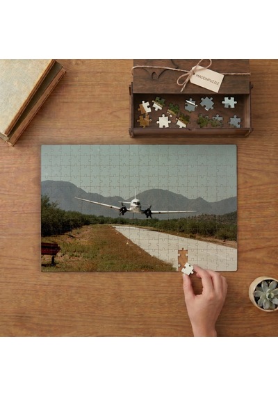 Alçak Uçuş - Manzara Tasarımı 240 Parça Ahşap Puzzle Ahşap Kutuda Mpy10188