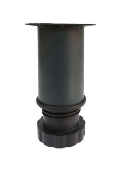 Tablalı Metal Baza Kanepe Dolap Tezgah Mobilya Ayağı Antrasit Gri 10 Cm Çap: 51 Mm Siyah Diğer