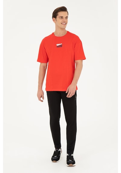 U.S. Polo Assn. Erkek Comfort Fit Bisiklet Yaka Kırmızı Tişört 50287049-VR030