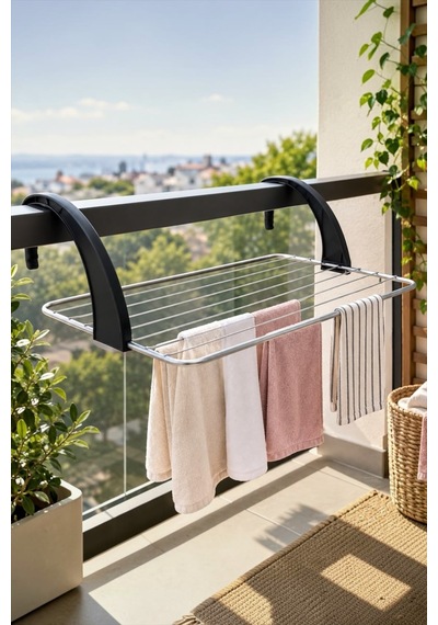 Perilla Dirsekli Balkon Kurutmalık