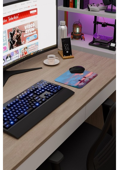 Akira Anime V2 - 22x18 Gaming Kauçuk Kaymaz Taban Mouse Pad Fare Altlığı