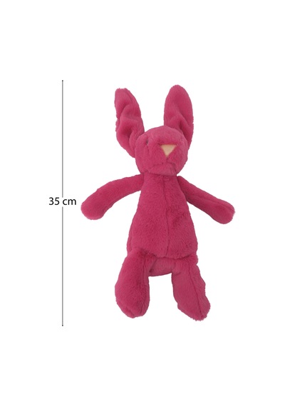Yumuşacık Peluş Tavşan Hediyelik Bebek Uyku Ve Oyun Arkadaşı 45 Cm Oyuncak Pembe