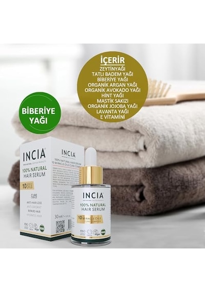 %100 Doğal Saç Bakım Serumu Biberiye Yağı Saç Dökülmesi Karşıtı 10 Değerli Yağ 30 Ml 89804801