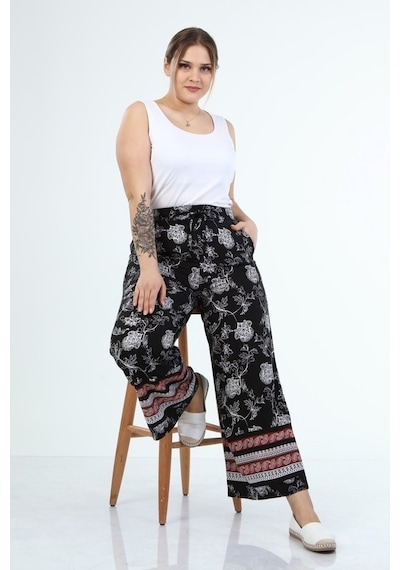 Myline Geniş Paçalı Pantolon