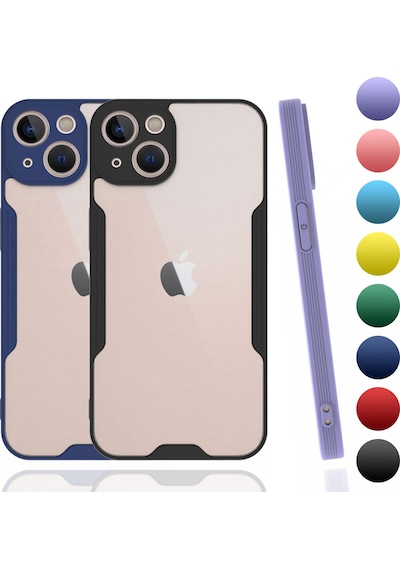 Apple Uyumlu iPhone 13 Kılıf Platin Matte Silikon Arka Kapak
