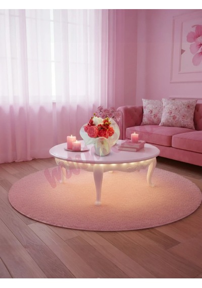 Mumelia Pastel Çiçekler - Doğal Soya Rose Gold Kutulu Mini Mum Buketi - Pembe
