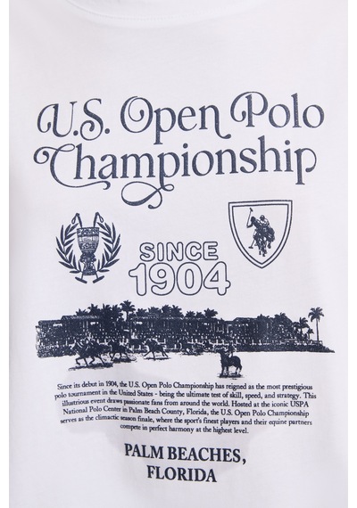 U.s. Polo Assn. Kadın Beyaz Tişört 50326032-vr013