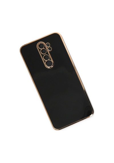 Gld-spt- Newface Xiaomi Redmi Note 8 Pro Kılıf Volet Silikon - Siyah