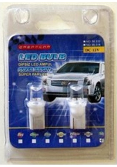 Dreamcar Dipsiz Led Ampul T10 7 Renk 2'Li 56314