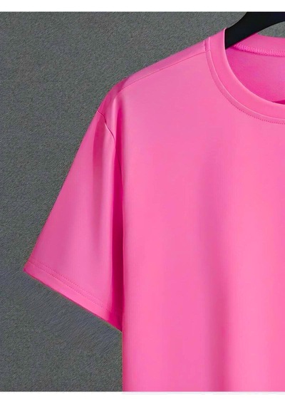 New Desıgn T-shirt Şort - Pembe Alt Üst Kombin Şort Tişört Takım Baskılı Oversize Bisiklet Yaka Pembe-74484 New Desıgn T-shirt Şort - Pembe Alt Üst Kombin Şort Tişört Takım Baskılı Oversize Bisiklet Yaka Pembe-74484