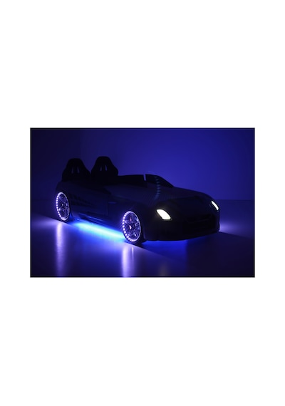 Gri Arabalı Yatak Kapıları Açılan Gtr Full Ledli Kumandalı Ve Müzikli + Baza 90 190 Gri Arabalı Yatak Kapıları Açılan Gtr Full Ledli Kumandalı Ve Müzikli + Baza 90 190