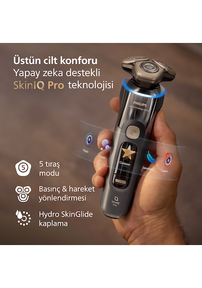 Philips XP9402/31 I9000 Prestige Ultra Skinıq Pro İle Islak&Kuru Elektrikli Tıraş Makinesi