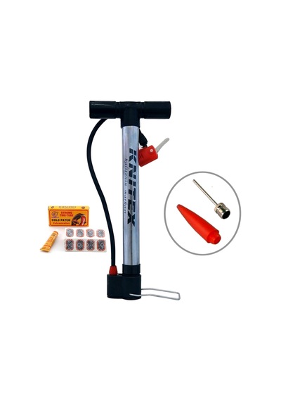 Bisiklet Motosiklet Pompa Lastik Hava Şişirme Pompası 48 Yama