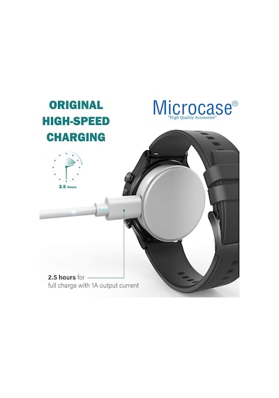 Huawei Watch Gt3 Pro 43-46 Mm Çift Parça Manyetik USB Şarj Al2815