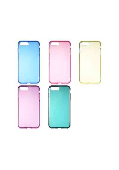 Apple Uyumlu iPhone 7 Plus Kılıf Zore Bistro Kapak-Pembe