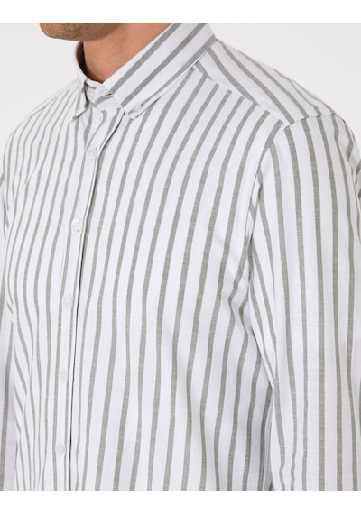 Pierre Cardin Erkek Haki Gömlek Desenli 50307093-vr027 Haki