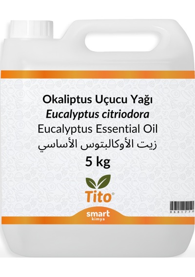 Tito Okaliptus Uçucu Yağı Eucalyptus Citriodora 5 KG