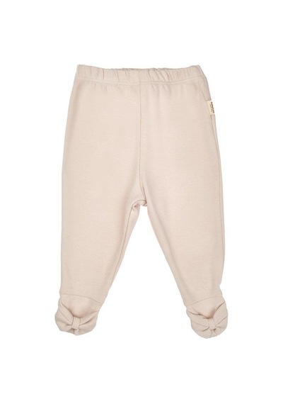 Babycosy Organic Wear Bebek 2li Patikli Pantalon %100 Organik Pamuk , Bebek - Yenidoğan- Csy8141 Ekru