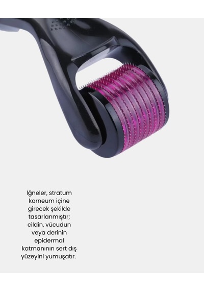 Mey İthalat Derma Roller Titanyum İğneli Cilt Yenileyici Akne Ve Kırışıklık Karşıtı